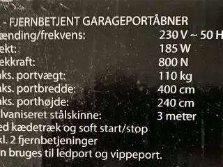 Elektrisk portåbner