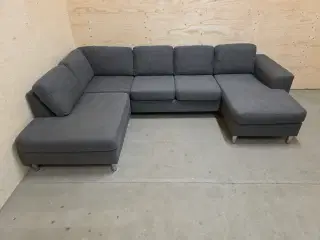 Daells-Bolighus U-sofa m/ Chaiselong – God Stand