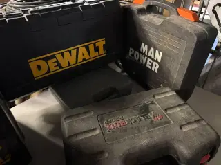 El. Værktøj, bla. DEWALT, BLACKBULL