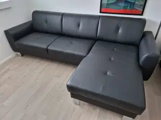 Sofa chaiselong sort