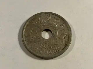 25 øre 1938 Danmark