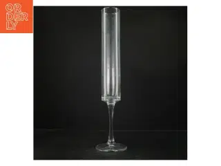 Flot, Høj cylinderformet glasvase (str. Ø. 6 cm. længde. 45 cm)