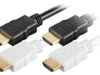 HDMI kabel, 3 meter - Hvid