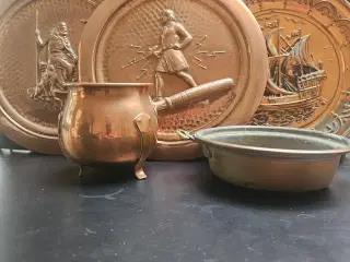 Kobber tallerkener mm