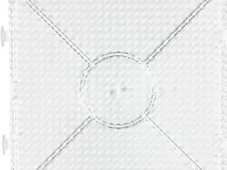 Stor klar perleplade 15x15 cm til kreative projekter