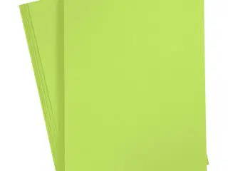 Karton, A4, ark 210x297 mm, 180 g, lys grøn, 20ark/ 1 pk.