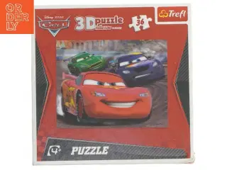 Disney Cars 3D Puslespil fra Disney (str. 36 brikker 25x20 cm)