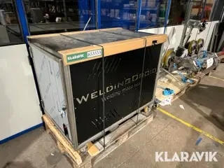 Robotsvejser WeldingDroid X1 til rør med rullebukke og fjernbetjening