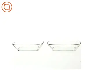 Glas-skåle fra Lav (str. 19 x 14 x 4 cm)