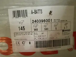 rockwool A batts, 6 pakker