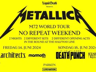 2 stk Metallica billetter