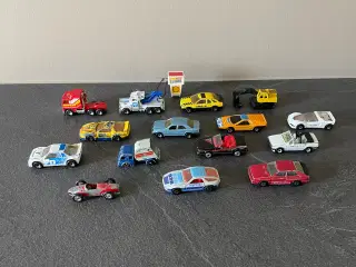 Gamle Matchbox legetøjsbiler