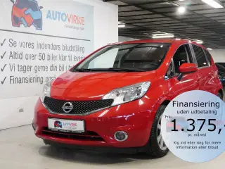 Nissan Note 1,2 Acenta CVT 98HK 5d Trinl. Gear