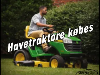 Havetraktore købes