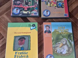 Lyt og læs med forskellige titler