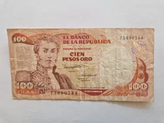 100 Pesos Colombia 1986