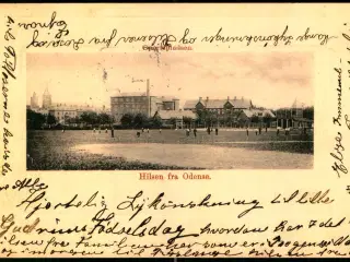 Hilsen fra Odense - Sports Pladsen - Ed.F. & Co. 659 - Brugt