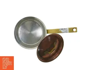 Kobbersaucegryde med låg (str. Ø 14 cm)