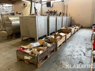 Samlet lot - luft-komponenter - 8 paller