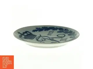 Tallerken jubilæum 1947-1972 Frederik IX fra Royal Copenhagen (str. Diameter 18 cm)