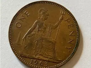 One Penny 1963 England