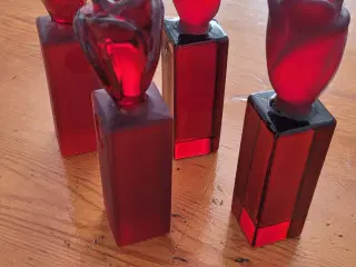 Holmegaard mini lysestager i glas