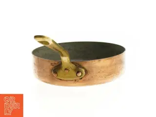 Gammel kobber stegepande (str. 21 cm)