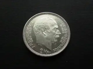2 kr 1912 sølv erindringsmønt flot