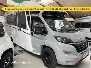 2023 - Dethleffs Pulse Classic T 7051 EB   Luksuriøs camper med enkeltsenge og stor garage