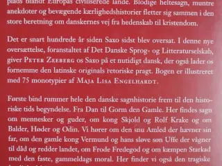saxos danmarkshistorie 1-2, oversat af peter zeebe