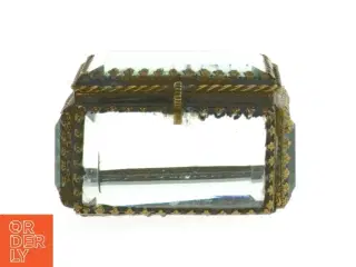 Smykkeskrin antikt fra Frankrig (str. 9x7x 4,5 cm)