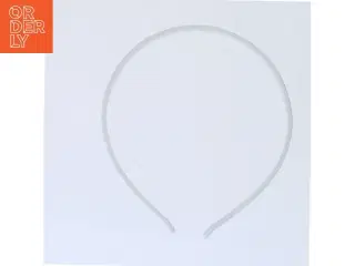 Hvid hårbøjle (str. 13 cm)