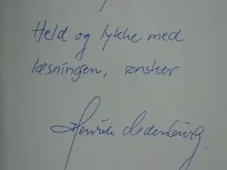 portvin. 2. rev. udgave med dedikation, af henrik 