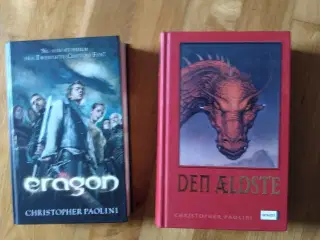 'Eragon' og 'Den ældste' af Christopher Paolini 