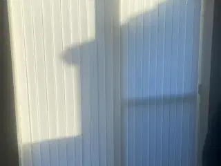 4 stk. lamelgardiner i farven hvid