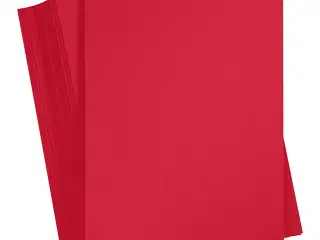 Karton, A6, ark 105x148 mm, 180 g, julerød, 100ark/ 1 pk.