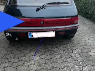 Peugeot 205 GTI - Bagklap refleks 