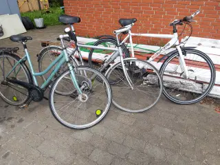 3 stk defekte voksen cykler sælges samlet