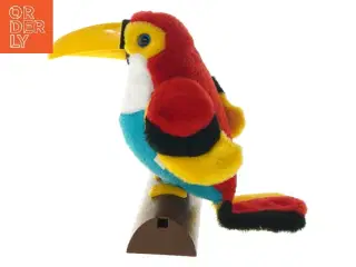 Farverig plys tukan (str. 23 cm)