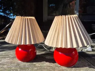 Herlige runde bordlamper fra ABO Randers 