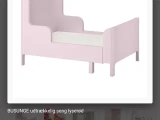 Børneseng IKEA BUSUNGE - fleksibel og med madras
