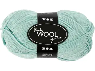 Sart Grøn Babygarn - 100% Merinould, 50g, 172m