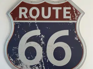 Metalskilt Route 66