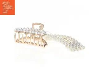 Perlehårklemmer (str. 7 x 2 cm og 5 x 2 cm)