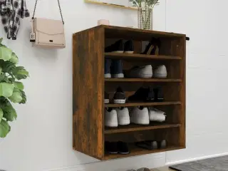 Skoreol 60x35x70 cm konstrueret træ røget egetræ