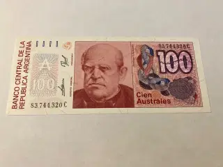 100 Australes Argentina