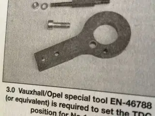 Special-værktøj til tandrem