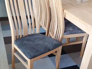 Højrygget spisebordsstol Massiv Bøg