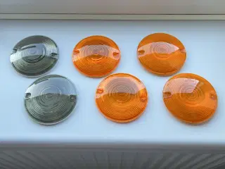 Blinklysglas til Harley-Davidson tonet og orange