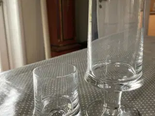 Øl og snapseglas 